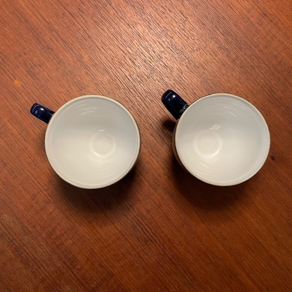 Set of 2 art nouveau Denby Cups (discontinued Baroque pattern) - Picture 3 of 5